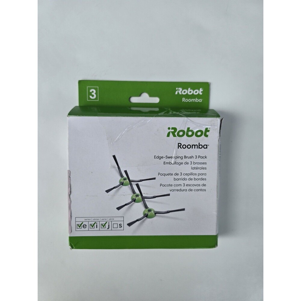 Genuine iRobot Roomba Edge-Sweeping Brush 3 Pack Open Box For e & i & j Series